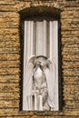 Eagle, symbol of John the Evangelist, on the facade of Abbey of St Justina in Padua, Italy