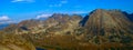 View of Eagle Trail Summits in the High Tatras Mountain Royalty Free Stock Photo