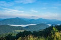 Early Morning Fog on the James River Royalty Free Stock Photo