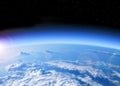 View of Earth from space Royalty Free Stock Photo