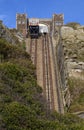 View of the East Hill Railway Lifts in Hastings