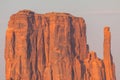 View on East Mitten Butte in Monument Valley. Arizona. Royalty Free Stock Photo