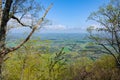 View of East Tennessee from House Mountain Royalty Free Stock Photo