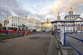 View of Eastbourne Pier, East Sussex England UK