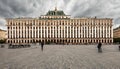 View of the eastern facade of the old Hotel Moskva from Manege Square