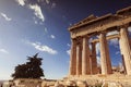 View of the eastern side of the Parthenon Royalty Free Stock Photo