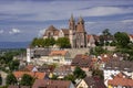 View from Eckhartsberg onto the historic centre with the Roman minster of St. Stephan, Breisach am Rhein Royalty Free Stock Photo