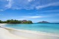 View of Eden Island Mahe Seychelles at sunny weather