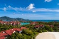 View of Eden Island Mahe Seychelles at sunny weather