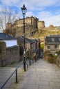 View of Edinburgh Castle from Vennel