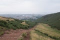 View of Edinburgh City from Arthur`s Seat