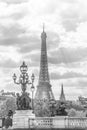 Beautiful view of Eiffel Tower Royalty Free Stock Photo