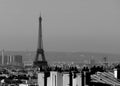 View of the Eiffel Tower from Montmartre - Paris Royalty Free Stock Photo