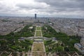 View from the Eiffel Tower.