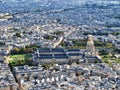 View from the Eiffel Tower in Paris, France Royalty Free Stock Photo