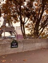 Paris in the Fall Royalty Free Stock Photo