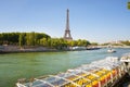 View of Eiffel tower from Seine