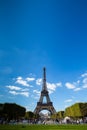 Paris Eiffel Tower in summer time Royalty Free Stock Photo