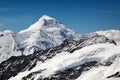 View of Eiger, Monch and Jungfrau massif, Swiss Alps, Switzerland, Europe Royalty Free Stock Photo