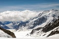 View of Eiger, Monch and Jungfrau massif, Swiss Alps, Switzerland, Europe Royalty Free Stock Photo