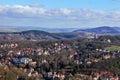 View of Eisenach and Thuringian countryside