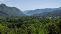 View at El Nicho waterfalls national park in Cuba Royalty Free Stock Photo