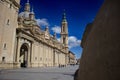 El Pilar cathedral in Zaragoza, Spain Royalty Free Stock Photo