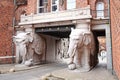 The Elephant gate at the Carlsberg brewery in Copenhagen, Denmark Royalty Free Stock Photo