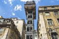 View on the Elevador in center of Lisbon, Portugal Royalty Free Stock Photo