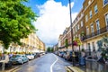 View of Elizabeth street Belgravia London UK Royalty Free Stock Photo