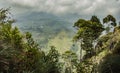 View from Ella rock over little adam`s peak in Sri Lanka Royalty Free Stock Photo