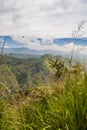 View from Ella rock over little adam`s peak in Sri Lanka Royalty Free Stock Photo