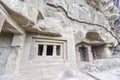 View of Ellora Caves in India