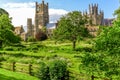 View of Ely Cathedral in Cambridgeshire, England