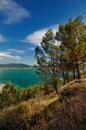 View on Embalse de Yesa Royalty Free Stock Photo