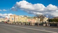 View of the embankment of Fontanka river