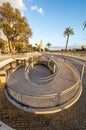 View of the embankment of Guadalkivir river in Seville