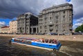 View of the embankment of the Krjukov canal. Saint Petersburg, Russia Royalty Free Stock Photo