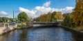 View of the embankment of Moyka river in Saint-Petersburg