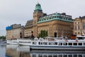 View of the embankment of Stockholm, Sweden