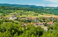 View of Emmersdorf an der Donau from Melk Abbey, Austria