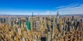 View from the Empire state building, Manhattan, New York, USA Royalty Free Stock Photo