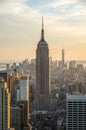 Empire State Building and Manhattan skyline, Manhattan, New York, USA Royalty Free Stock Photo