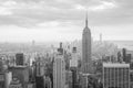 View of the Empire State Building and Midtown Manhattan skyline in New York City Royalty Free Stock Photo