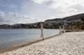 View of empty beach