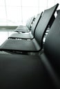 View of an empty chairs in an airport Royalty Free Stock Photo