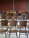 View of empty classroom Royalty Free Stock Photo