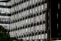 View of an empty office building at night in Madrid Royalty Free Stock Photo