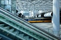 View of empty railway station in The Hague, The Netherlands