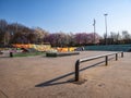 View of an empty skate park Royalty Free Stock Photo